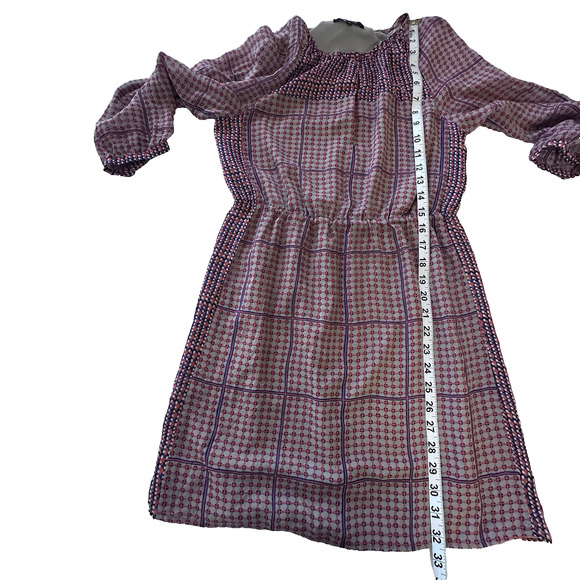 Madewell 100% silk tunic‎ dress sz 2 - Picture 5 of 7